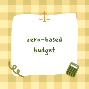zero-based budget calculator